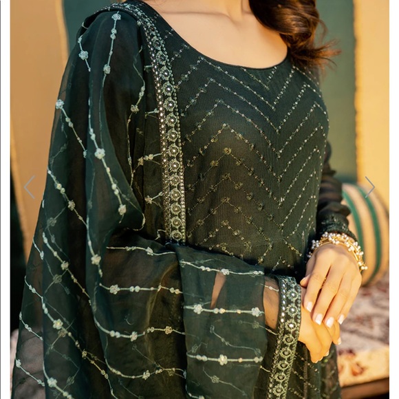 Pakistani Crosstitch Formal Dress 2Pc - Picture 2 of 11